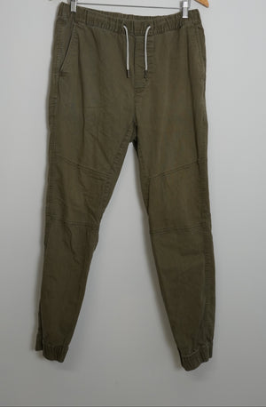 Green Cargo Pants With Strings H&M Size 32