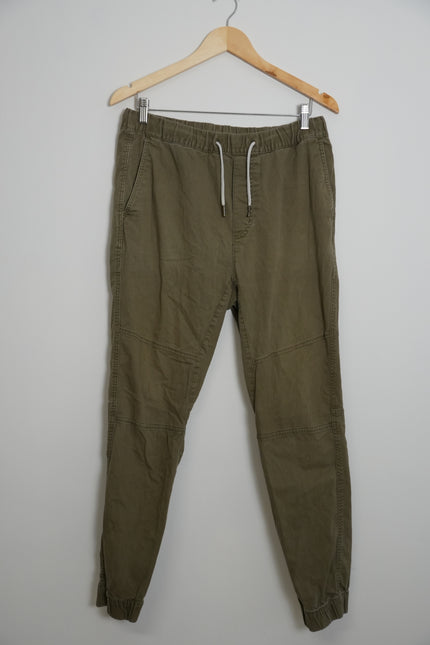 Men’s Green Cargo Pants With Strings H&M Size 32