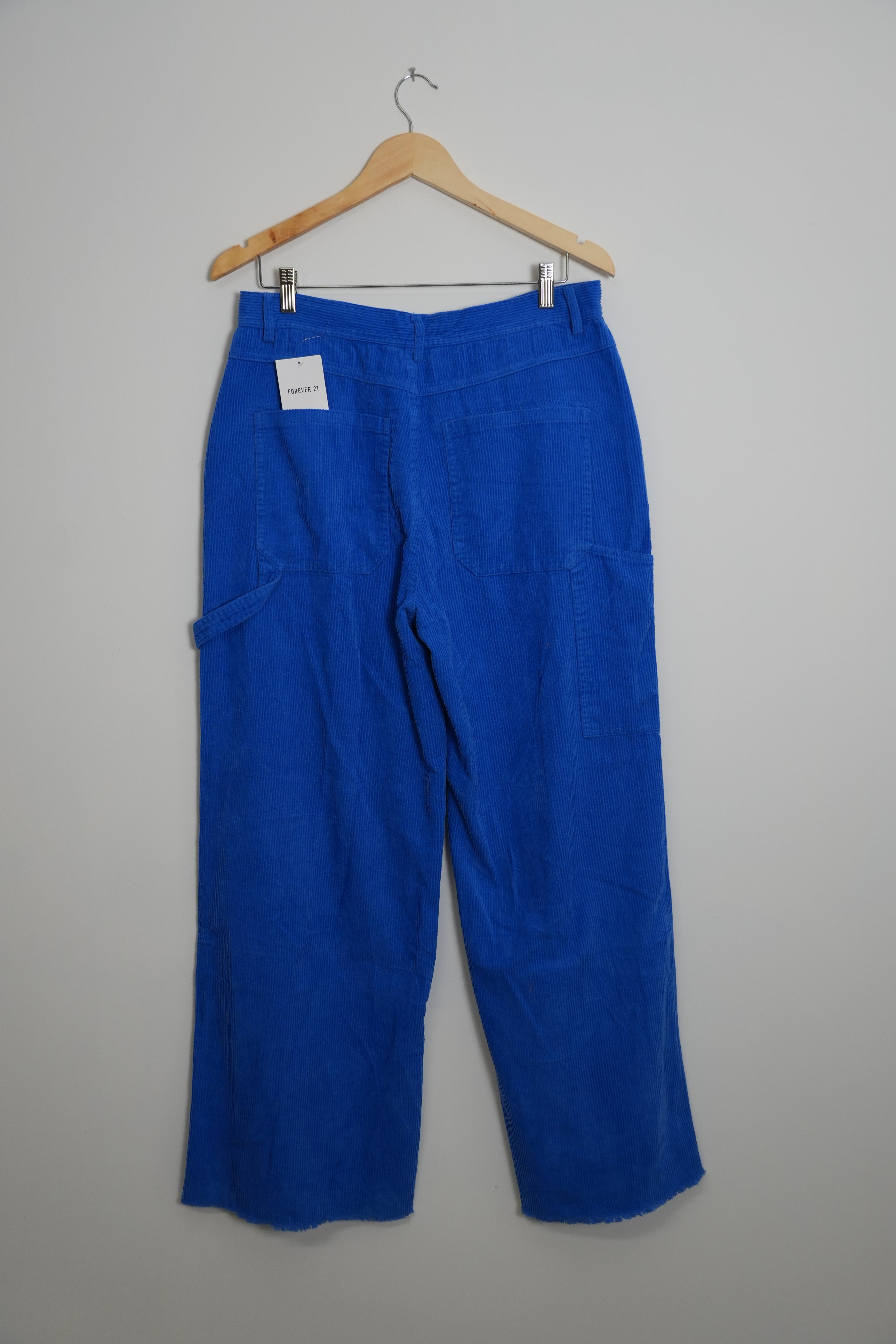 Blue Corduroy Pants Forever 21 Size Extra Large