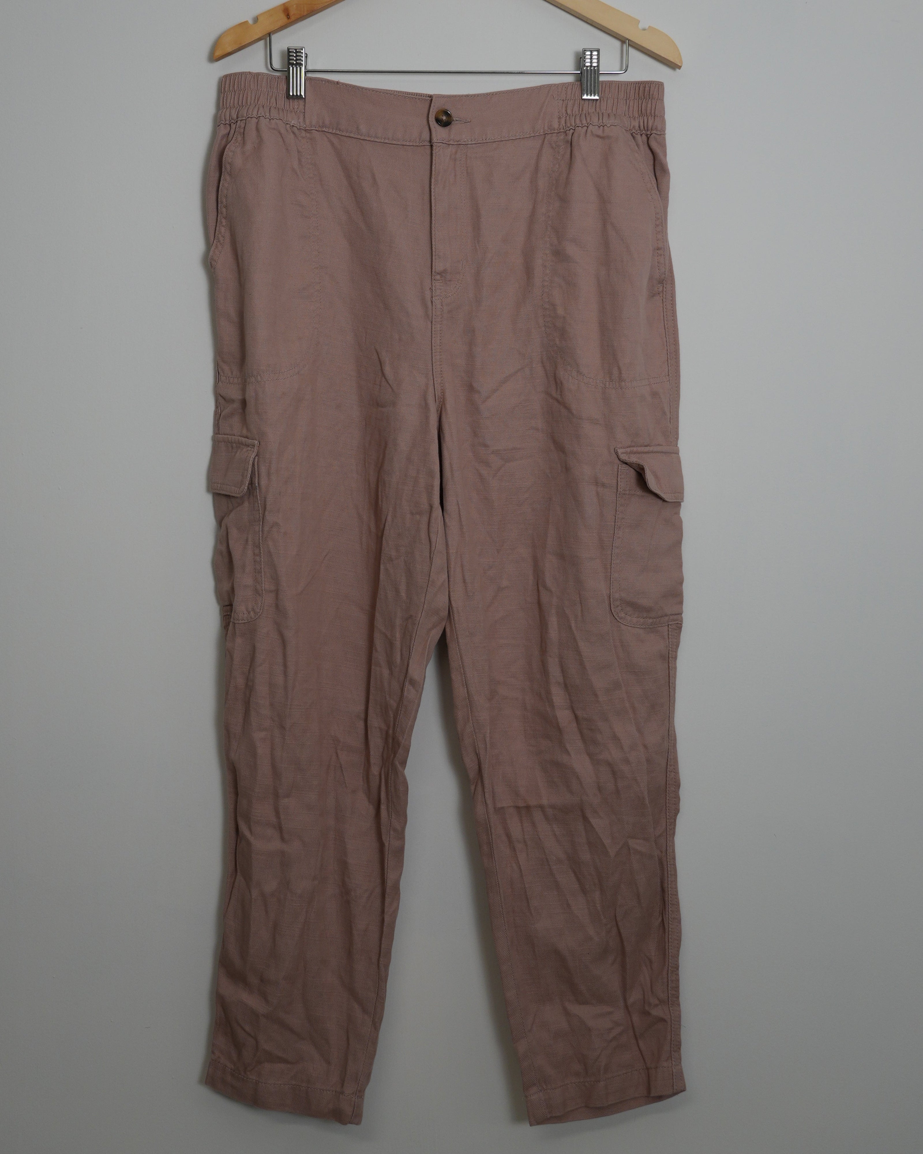 Cargo Pant Wonderly in Pink Size Large