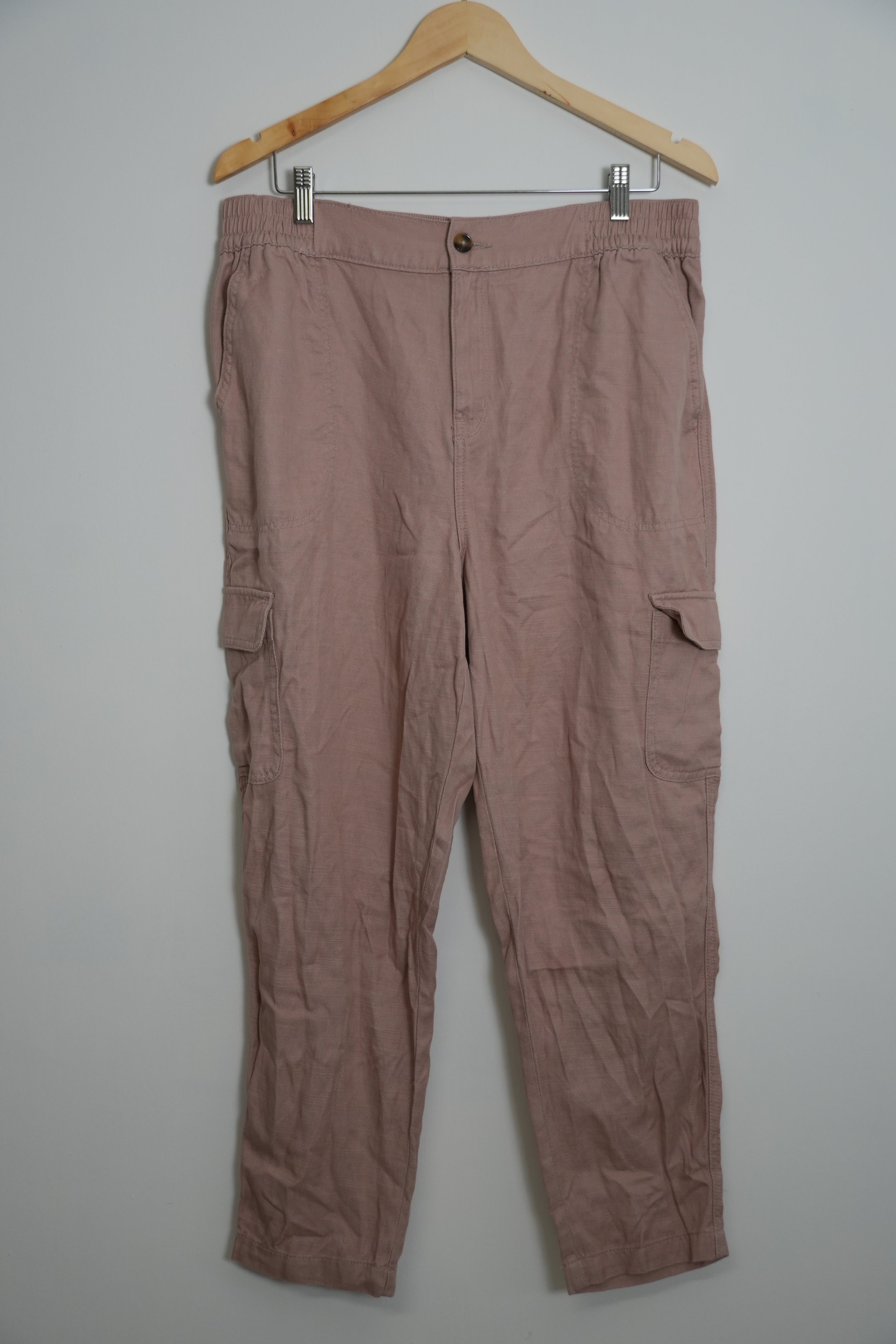 Cargo Pant Wonderly in Pink Size Large