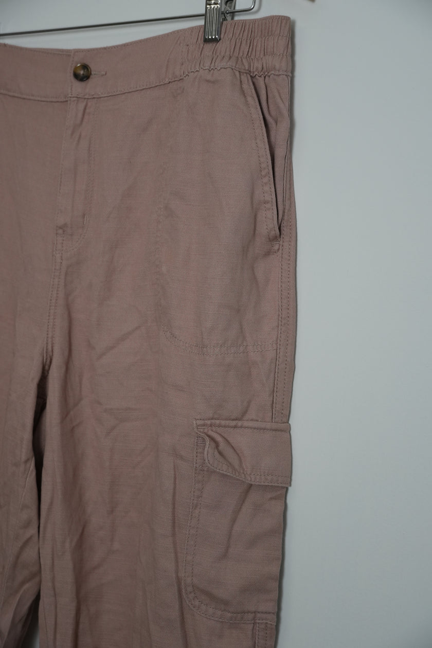 Cargo Pant Wonderly Size Large in Pink