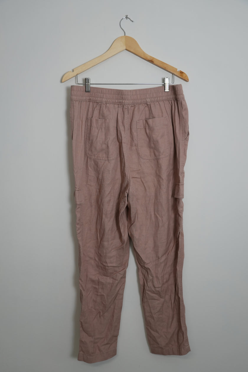 Cargo Pant Wonderly Size Large in Pink