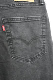 Levi Strauss & Co 502 Men's Black Denim Jeans 33Wx32L