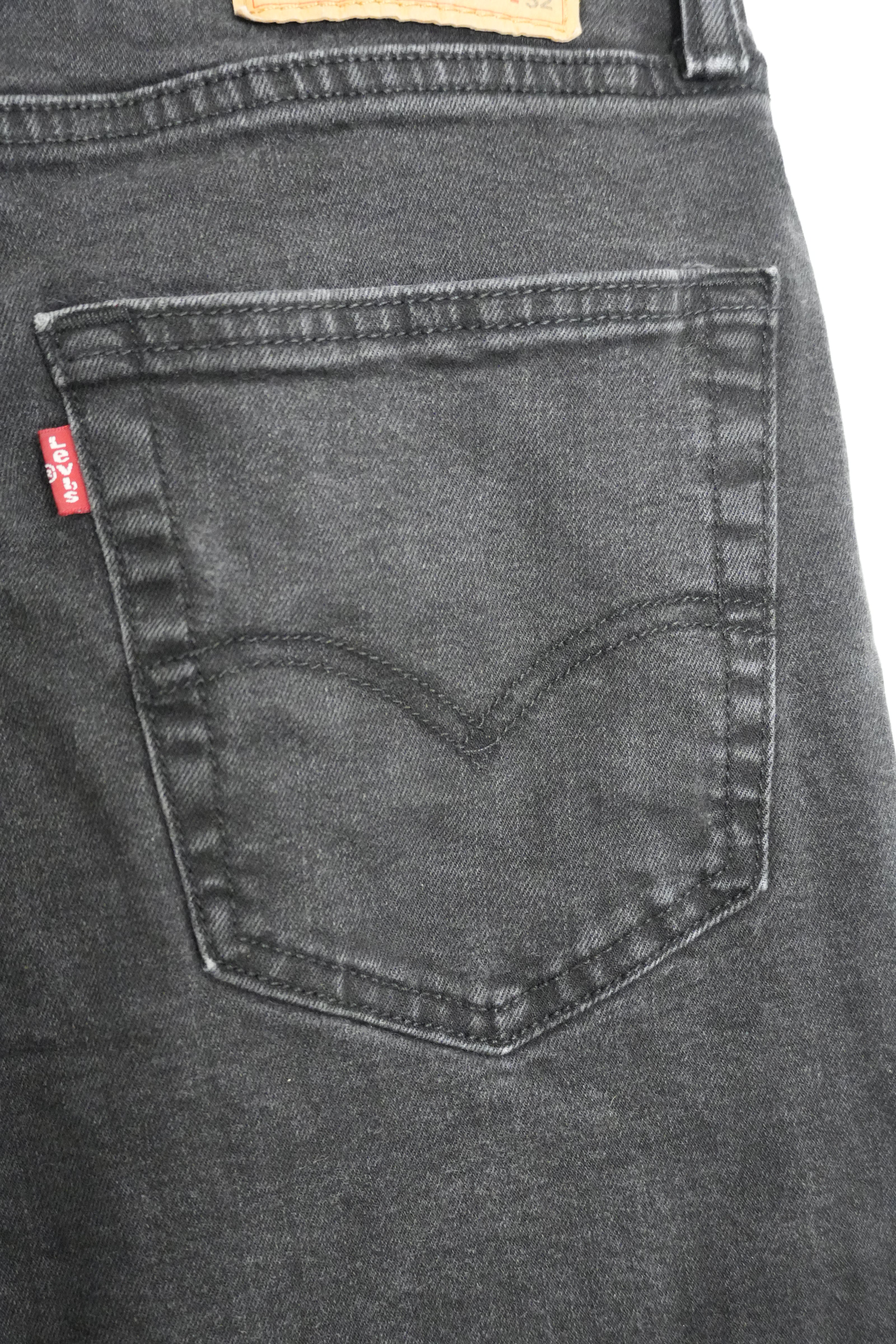 Levi Strauss & Co 502 Men's Black Denim Jeans 33Wx32L