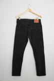 Levi Strauss & Co 502 Men's Black Denim Jeans 33Wx32L