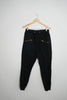 Men’s Vibes Gold Black Moto Slim Straight Jogger Pants Size Medium