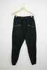 Men’s Vibes Gold Black Moto Slim Straight Jogger Pants Size Medium