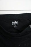 Soho New York & Company High Waisted Black Leggings with Pockets Size Small