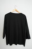 Southern Lady Black Long Sleeve Top Size 1X