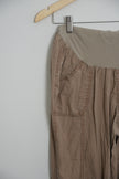 Maternity Rollup Cargo Khaki Pant Size Large - Oh Baby by Motherhood