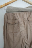 Maternity Rollup Cargo Khaki Pant Size Large - Oh Baby by Motherhood