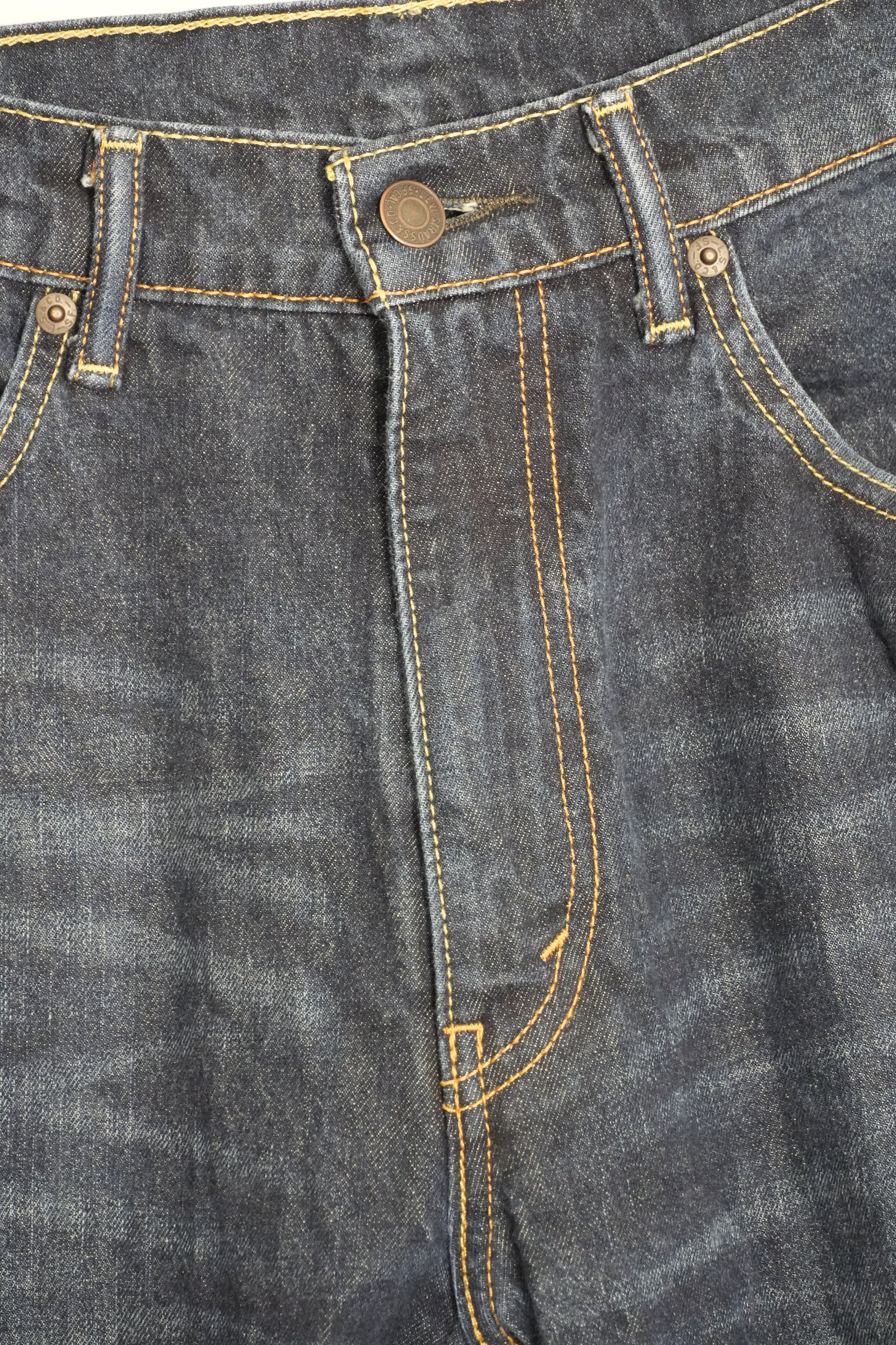 Men’s Levi 505 Dark Wash Denim Jeans 33Wx32L
