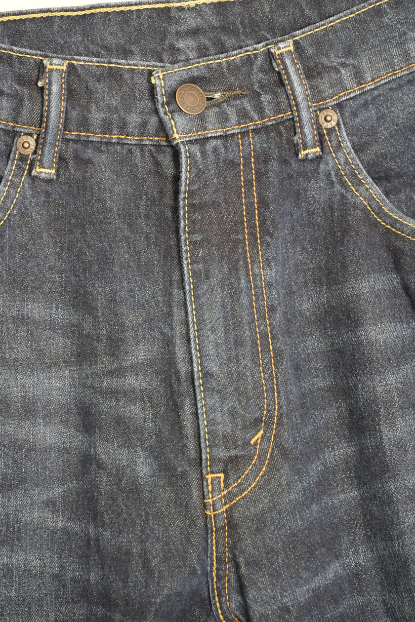 Men’s Levi 505 Dark Wash Denim Jeans 33Wx32L