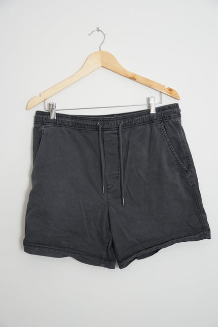 American Eagle Shorts Women Medium Gray Elastic Waist Drawstring Casual