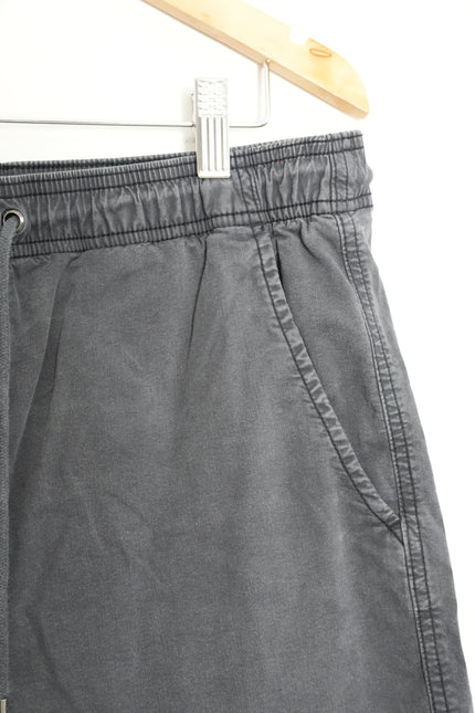 American Eagle Shorts Women Medium Gray Elastic Waist Drawstring Casual