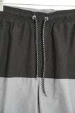 Black and Grey Men's Swim Shorts with Pockets Size Medium -George