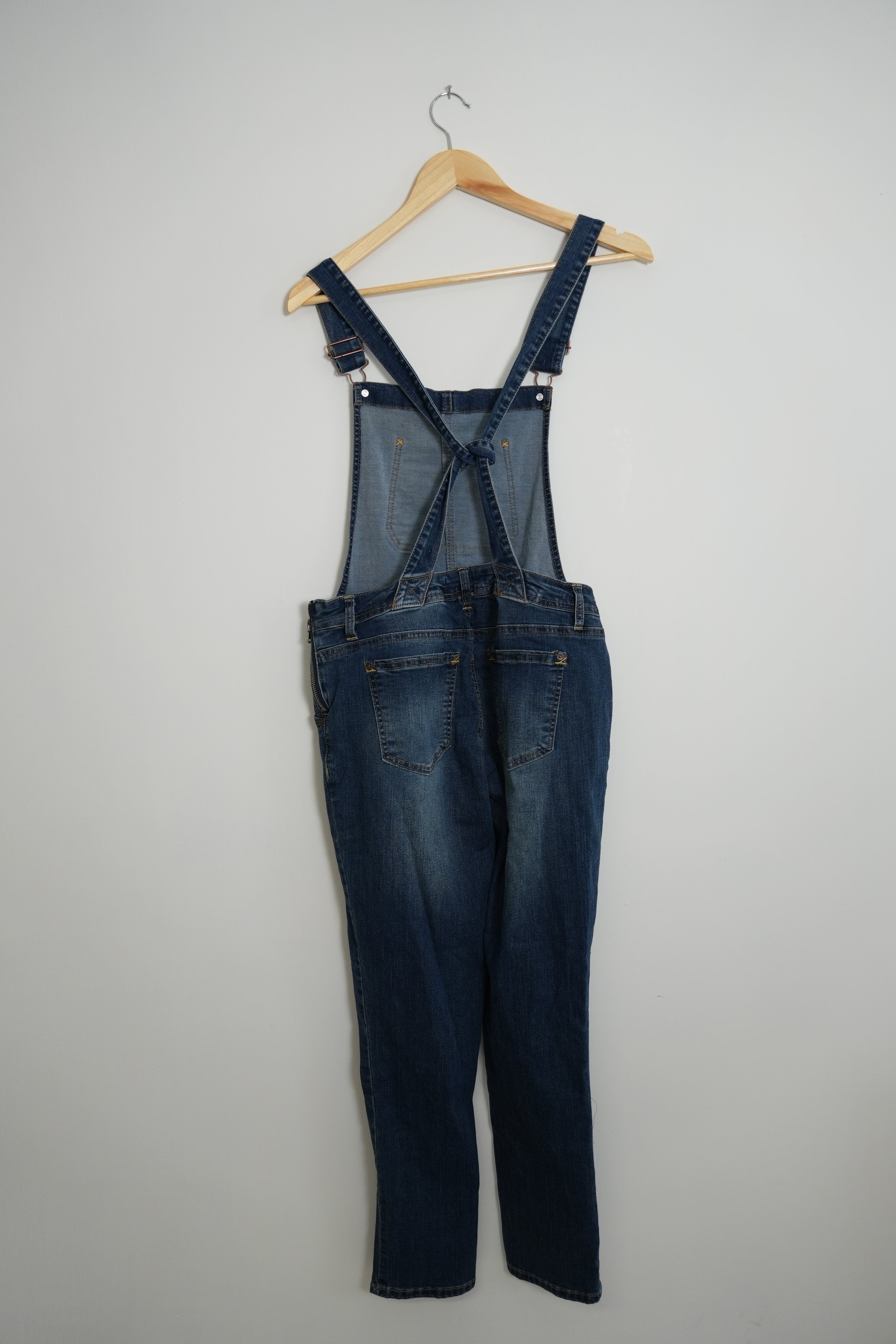 Denim Overalls Size Medium Juniors- Wallflower Brand