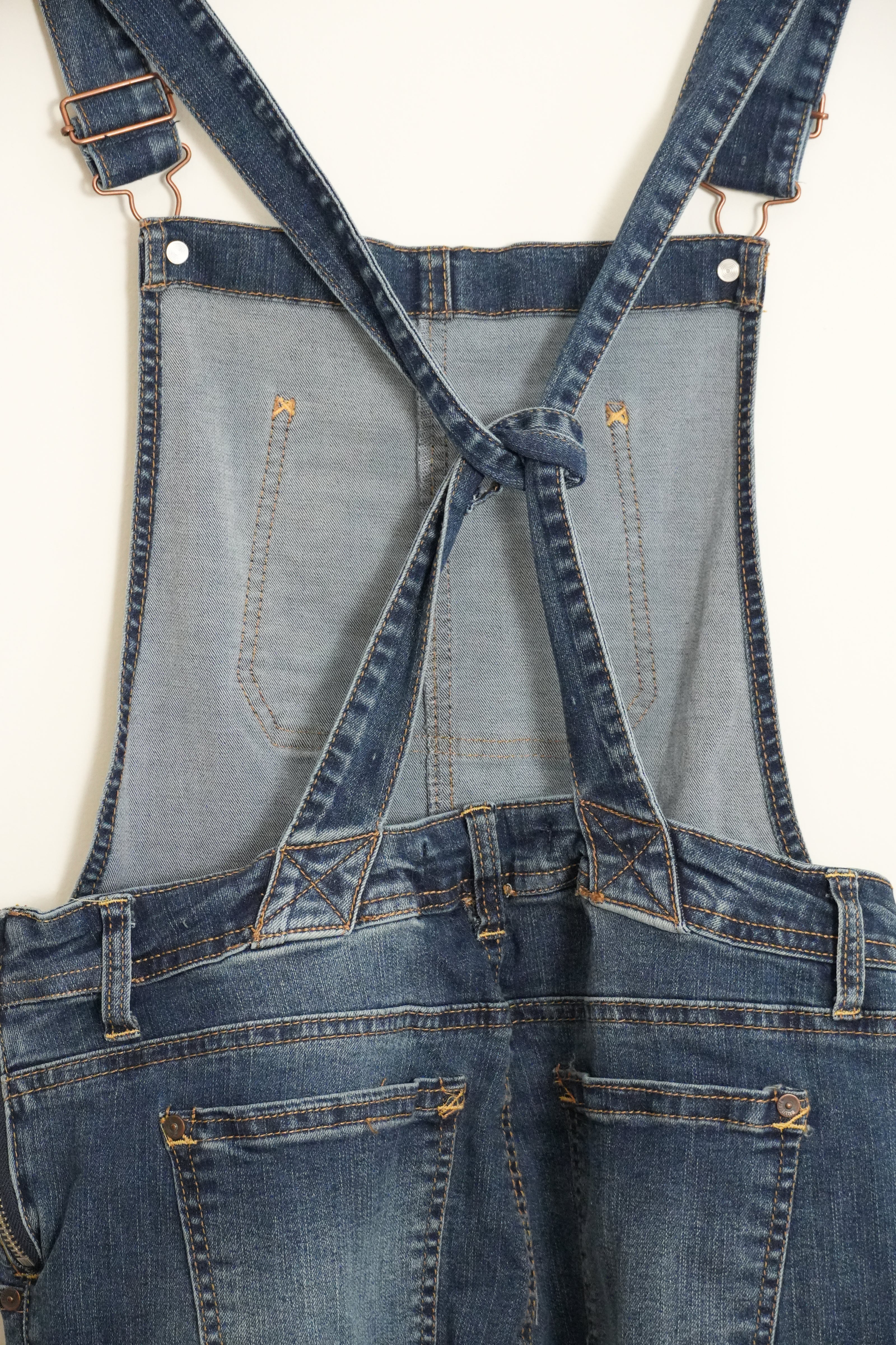 Denim Overalls Size Medium Juniors- Wallflower Brand