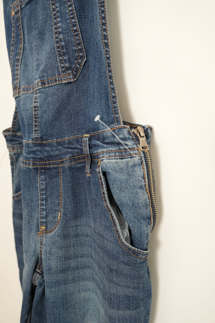 Denim Overalls Size Medium Juniors- Wallflower Brand