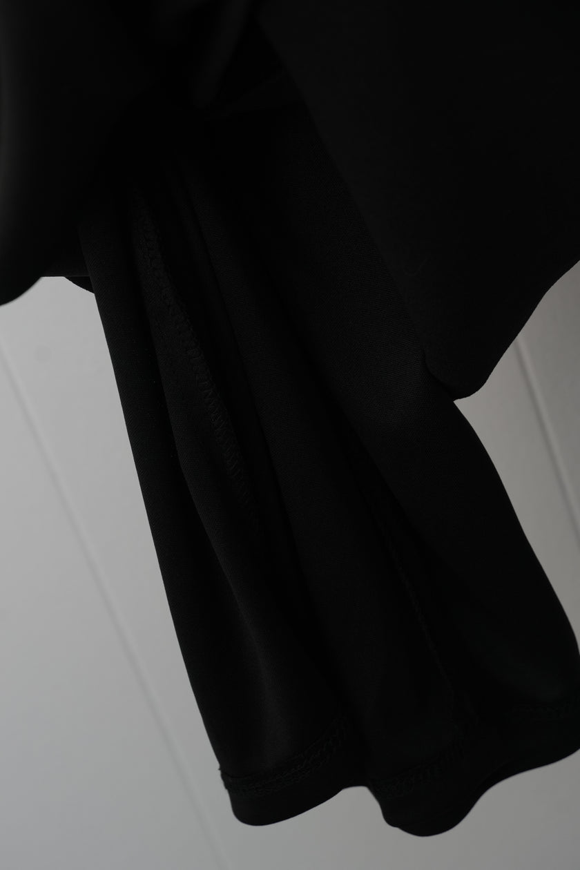 Vince Camuto Black Midi Cocktail Dress Size 6