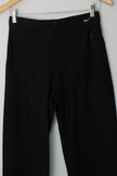 Nike Dri-FIT Pants Women Medium Black High Rise Wide Leg Athletic Trousers