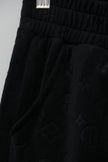 Sweatpants Womens Small/ Medium Black Velour Wide Leg Lounge Pants Casual