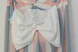 Charming Charlie Dress Pants Womens Medium Multicolor Wide Leg Striped Lined