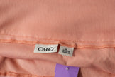 Cato Crochet Lace Midi Skirt Women Size 14 Coral Peach Fringe Hem Boho
