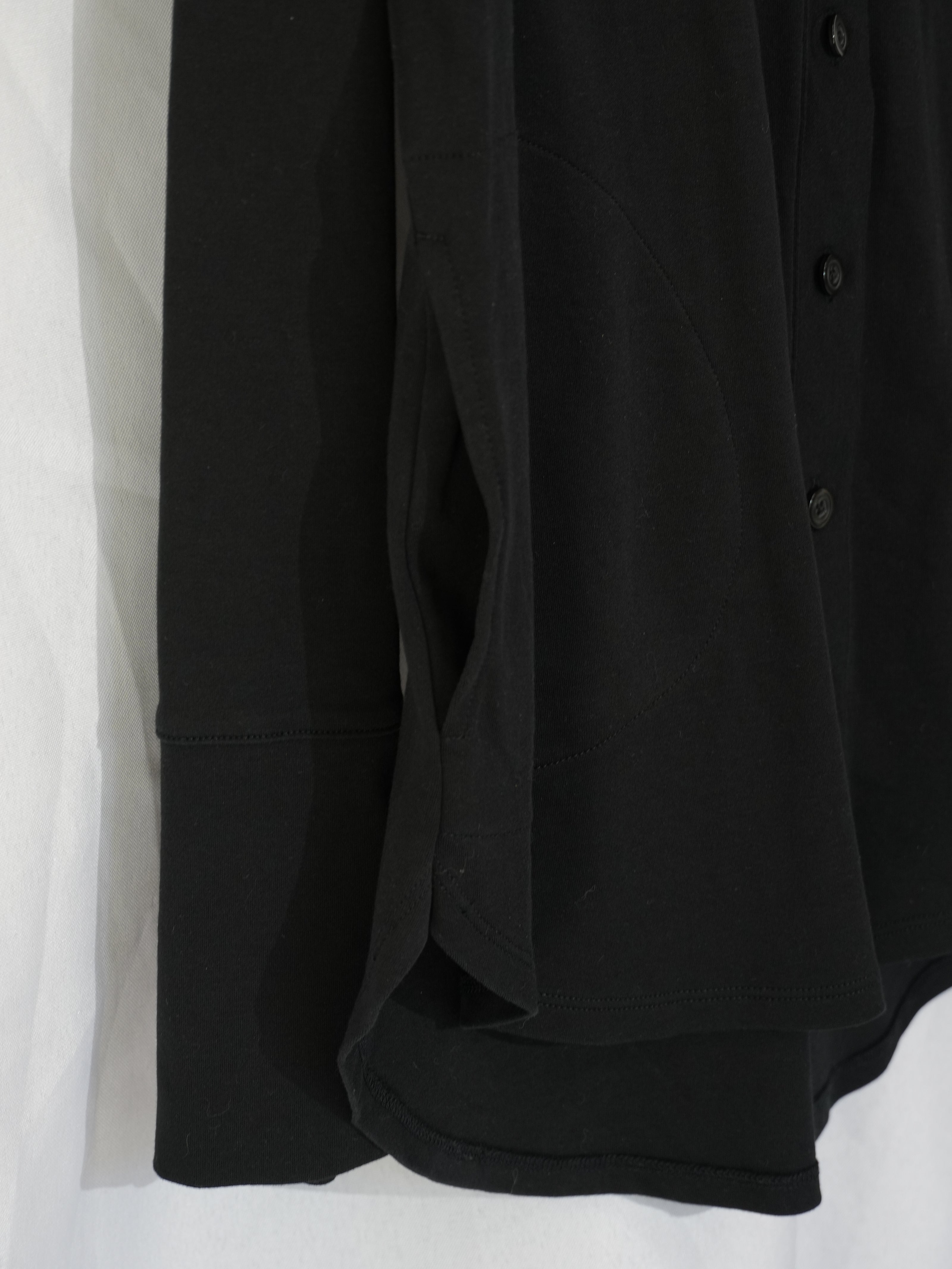 Isaac Mizrahi Live! Cardigan Women Medium Black V-Neck Button Front Pockets