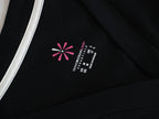 Isaac Mizrahi Live! Cardigan Women Medium Black V-Neck Button Front Pockets