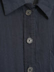 Simply Vera Vera Wang Button Down Shirt Womens Extra Large Navy Blue Ombre Ombre