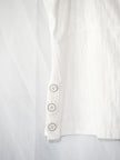 Maeve by Anthropologie Tank Top Women's Large White Textured Button Detail Sleeveless