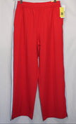 All in Motion Track Pants Womens X-Large Red High-Rise Side Stripe Athleisure