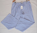 Free Assembly Striped Wide Leg Pants Women Extra Large Blue White Drawstring
