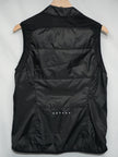 Nike Running Vest Women Large Black Quilted Full Zip Reflective Activewear