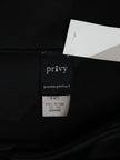 Black High Low Dress Womens Large Black Off Shoulder Scuba Fit Flare Privy