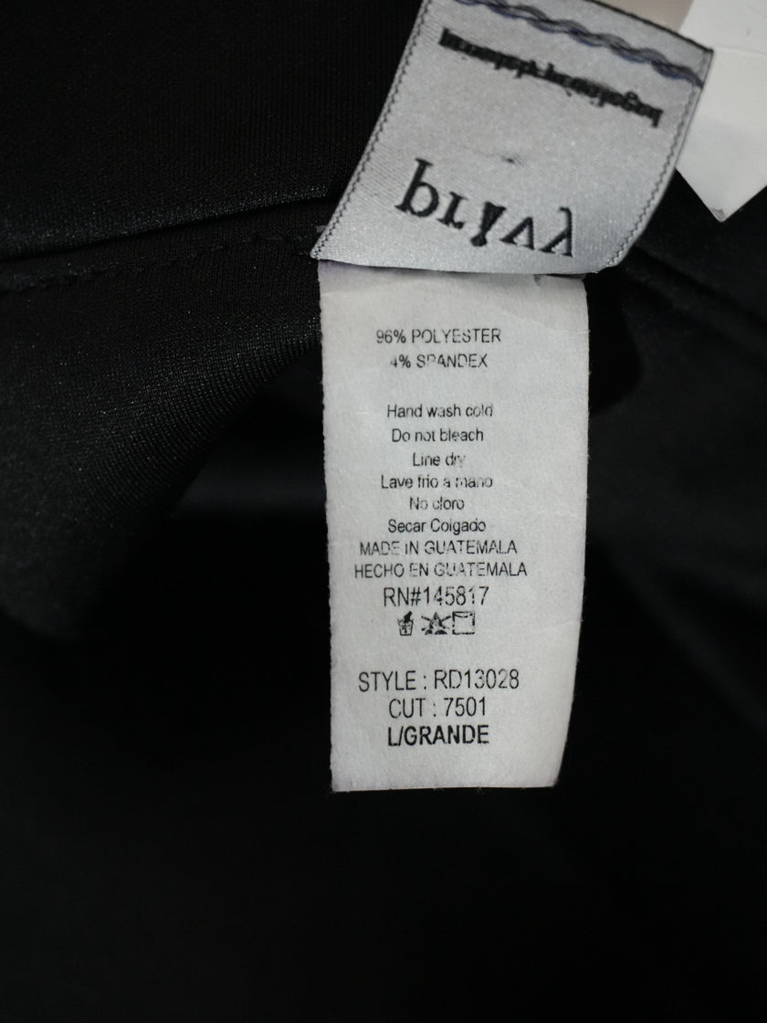Black High Low Dress Womens Large Black Off Shoulder Scuba Fit Flare Privy