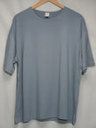 Blue T-Shirt Womens Extra Large Short Sleeve Relaxed Crew Neck Top
