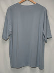 Blue T-Shirt Womens Extra Large Short Sleeve Relaxed Crew Neck Top