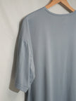 Blue T-Shirt Womens Extra Large Short Sleeve Relaxed Crew Neck Top