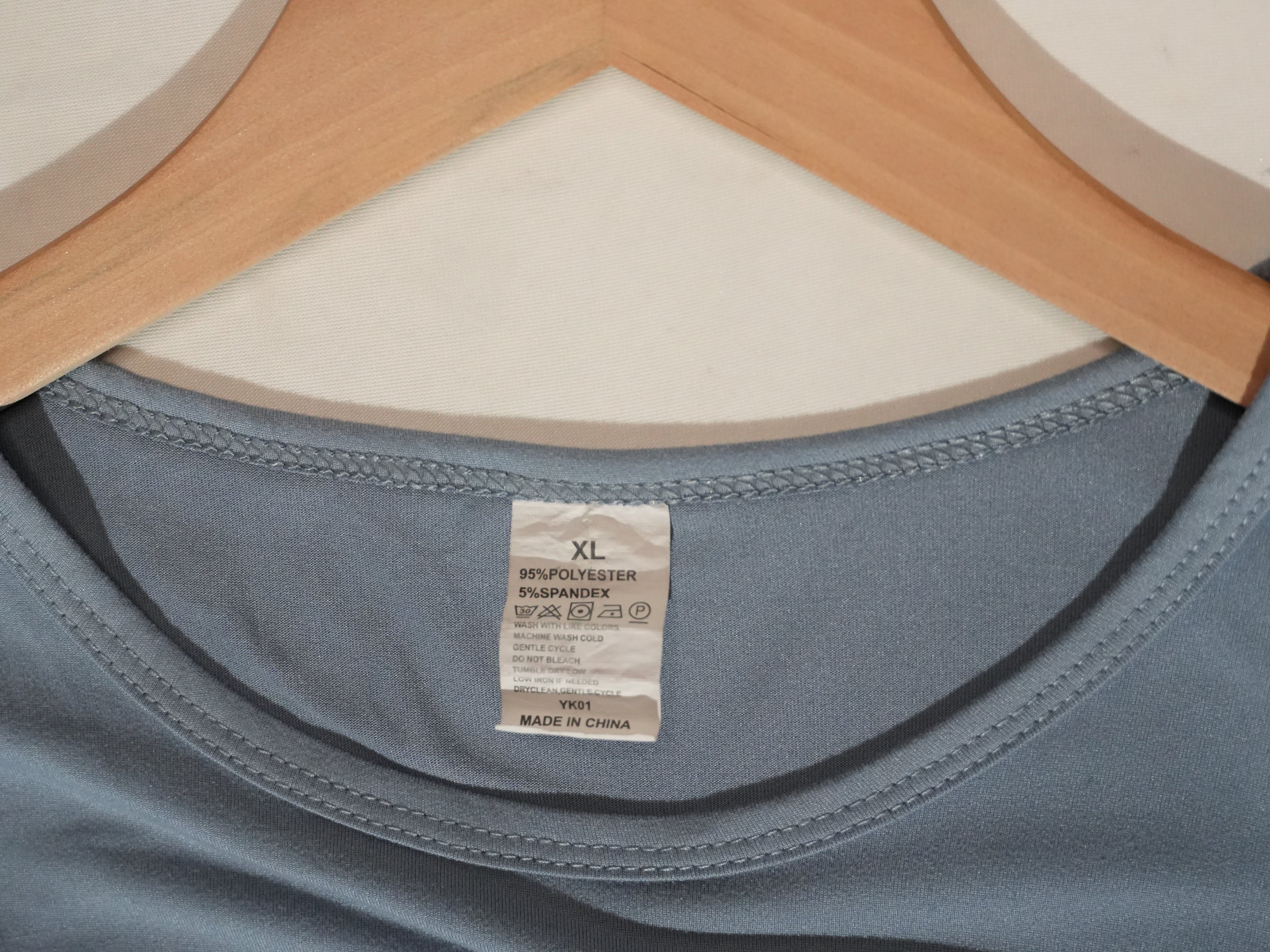 Blue T-Shirt Womens Extra Large Short Sleeve Relaxed Crew Neck Top
