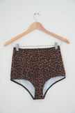 Kortni Jeane High Waisted Leopard Bikini Bottoms size small