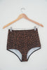 Kortni Jeane High Waisted Leopard Bikini Bottoms size small
