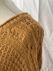 Venus Brown Long Sleeve Knit Top Size Large