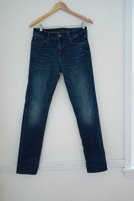 Men’s American Eagle Dark Wash Skinny Jeans Size 30/32