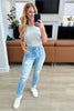 Judy Blue - Aiden High Rise Patch Pocket Distressed Boyfriend Jeans