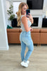 Judy Blue - Aiden High Rise Patch Pocket Distressed Boyfriend Jeans