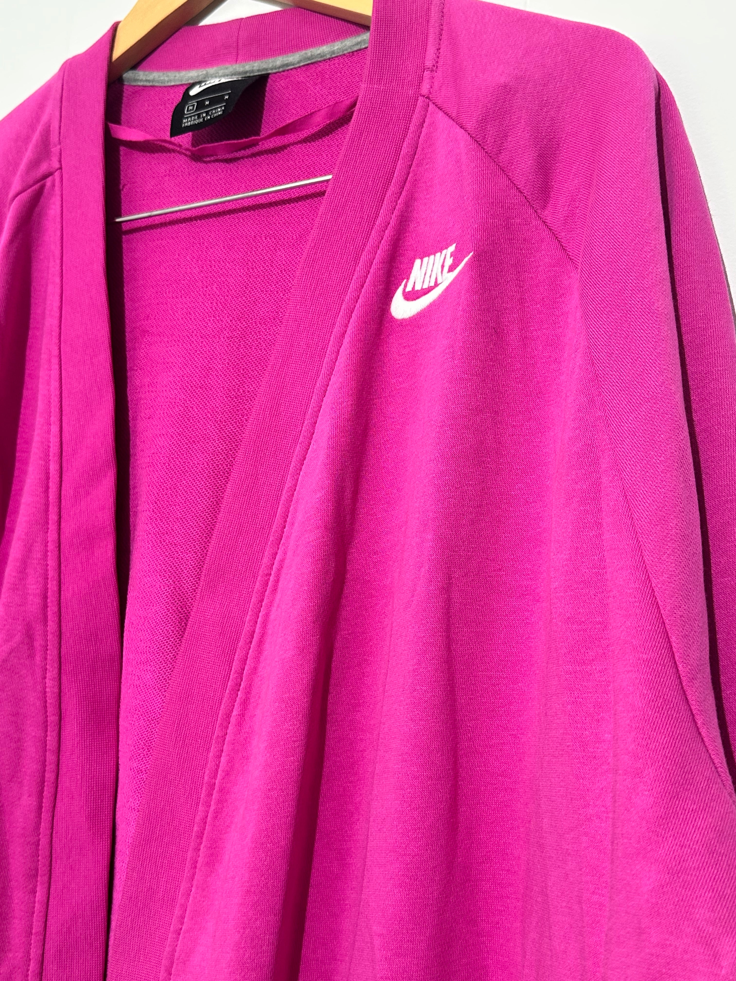 Nike Pink Long Sleeve Cardigan medium