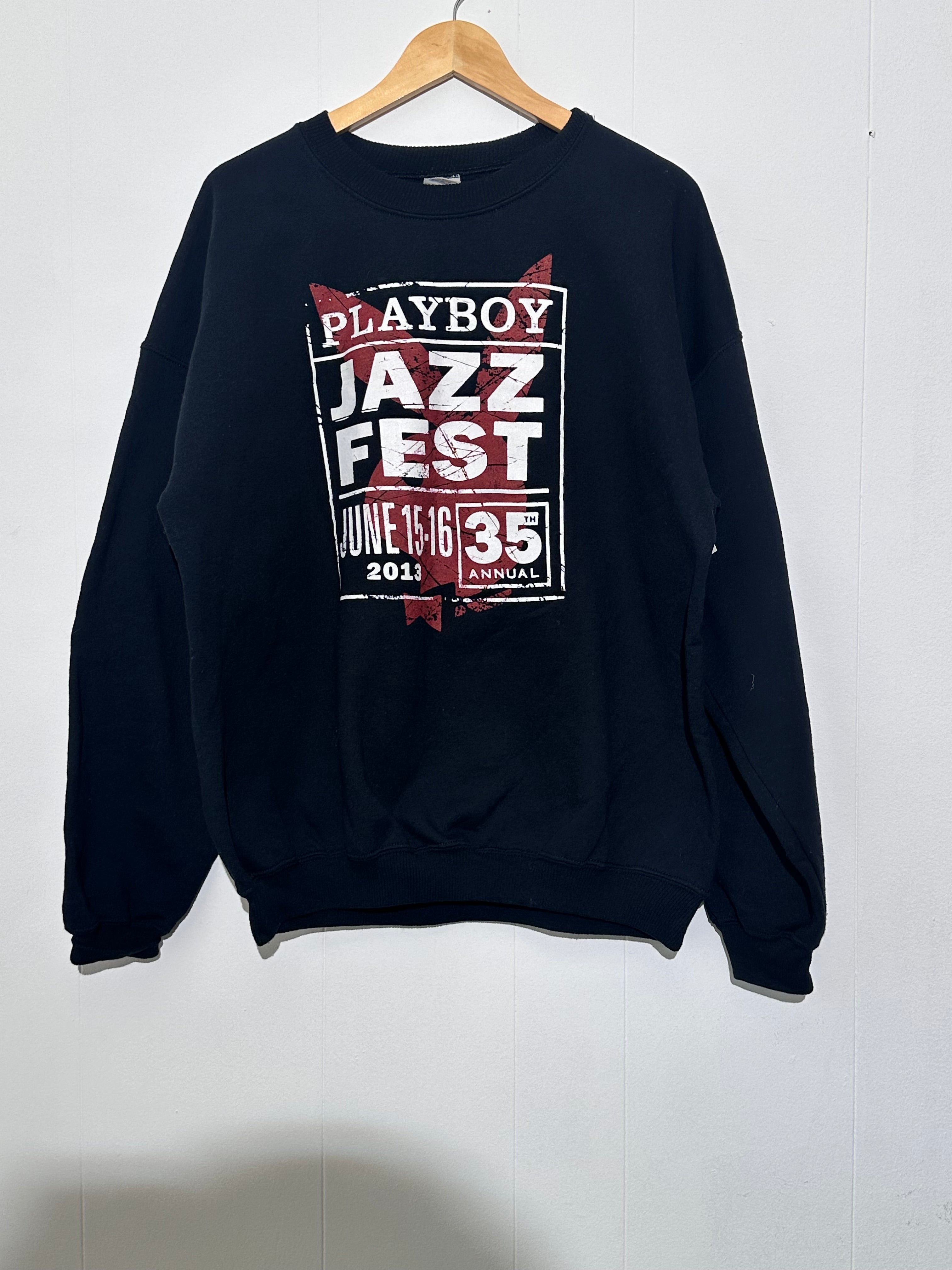 Black PlayBoy JazzFest Sweatshirt XL